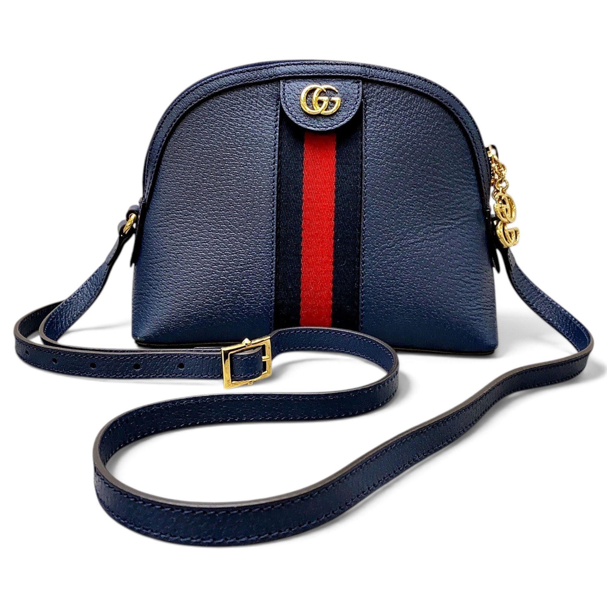 Ophidia Dome leather handbag