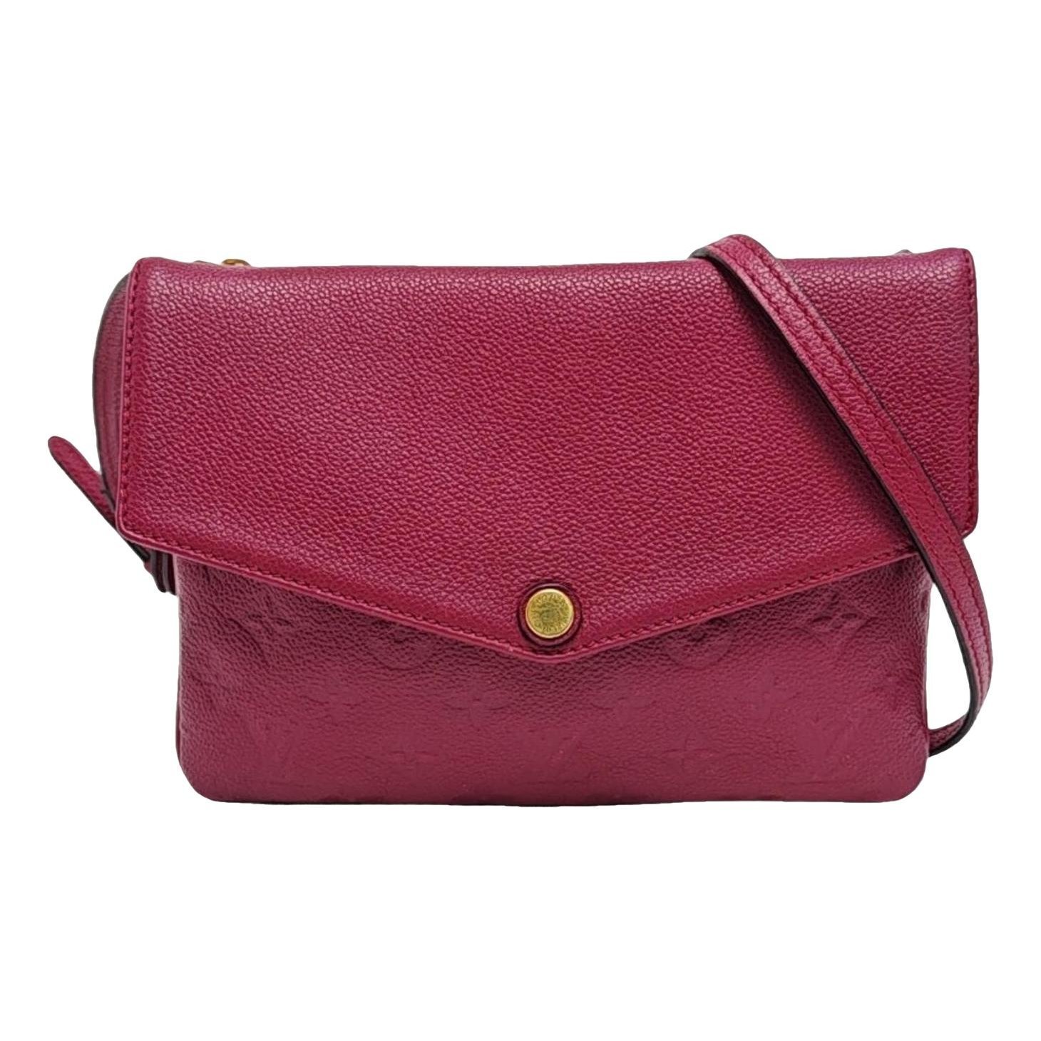 Twice leather handbag