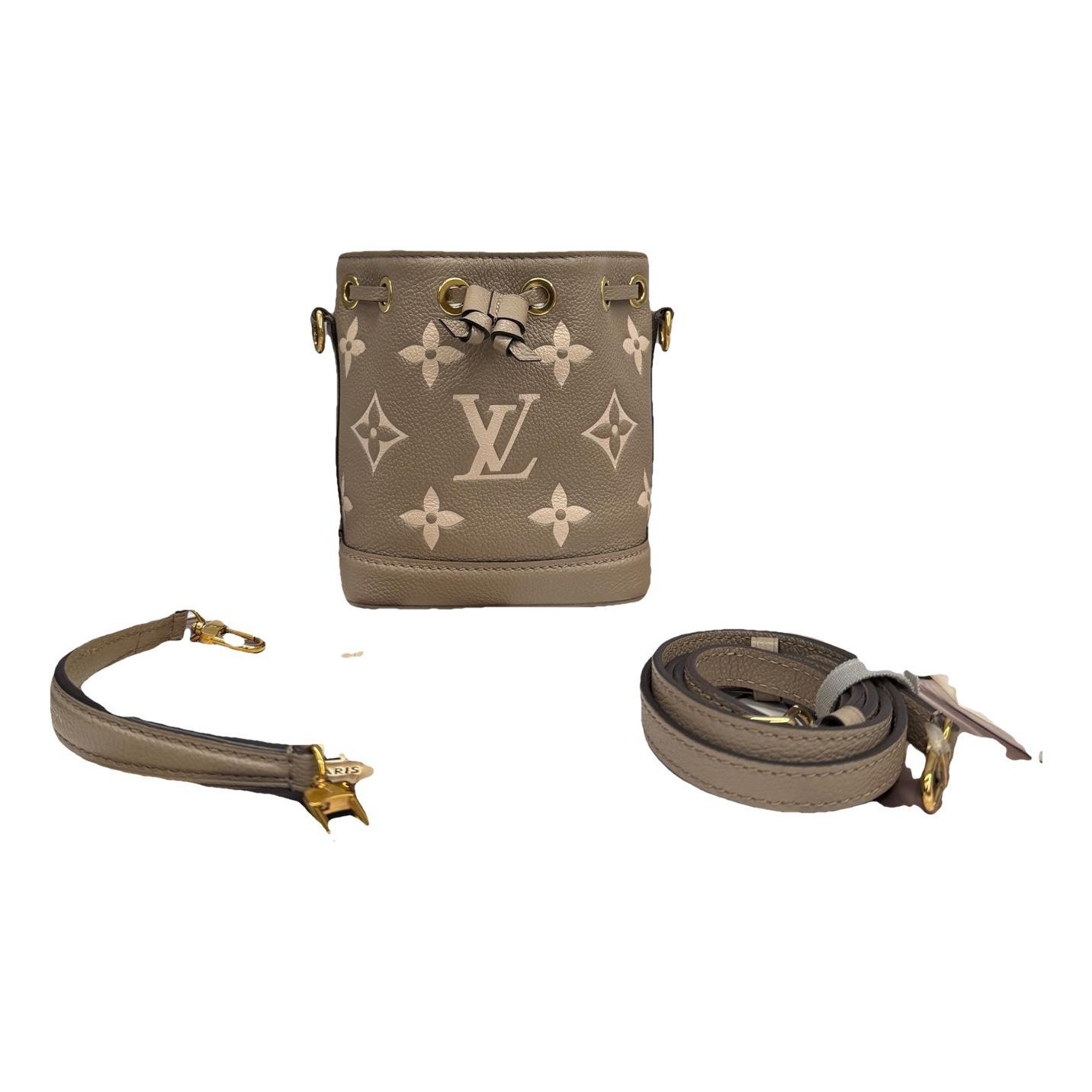 Nano Noé leather crossbody bag