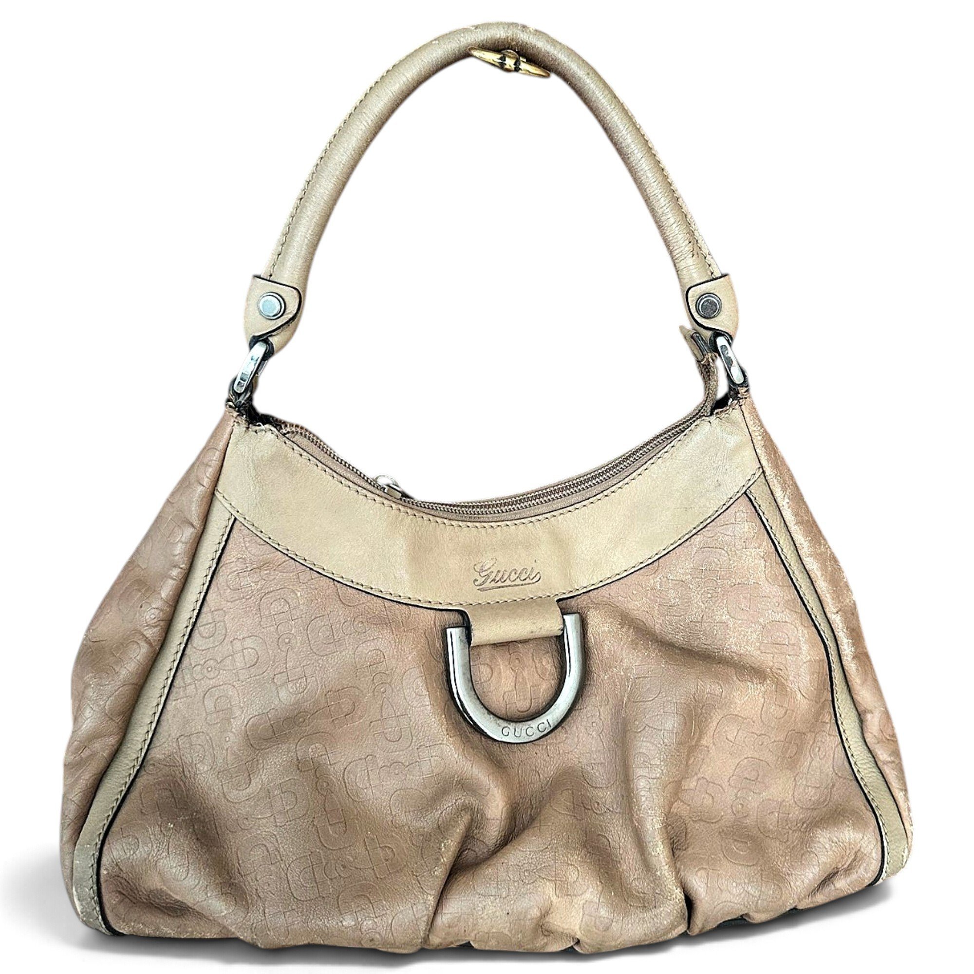 D-Ring leather handbag