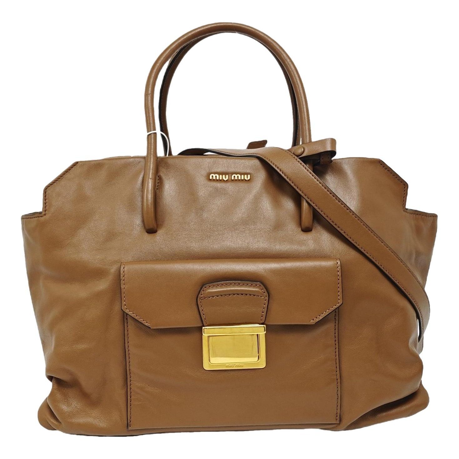 Leather handbag