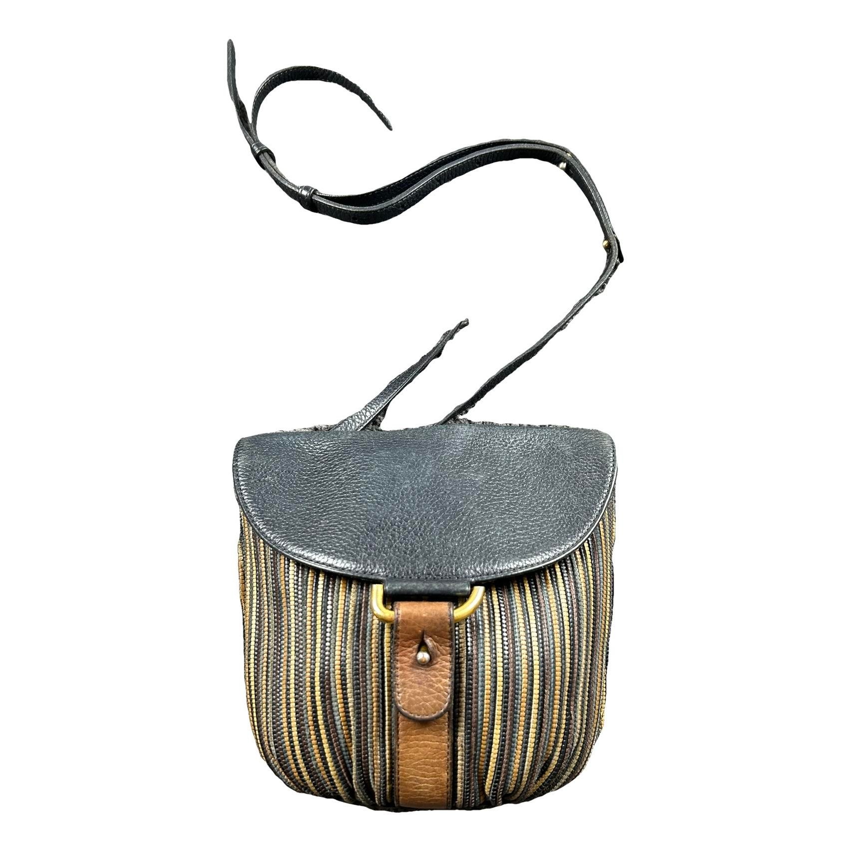 Leather crossbody bag