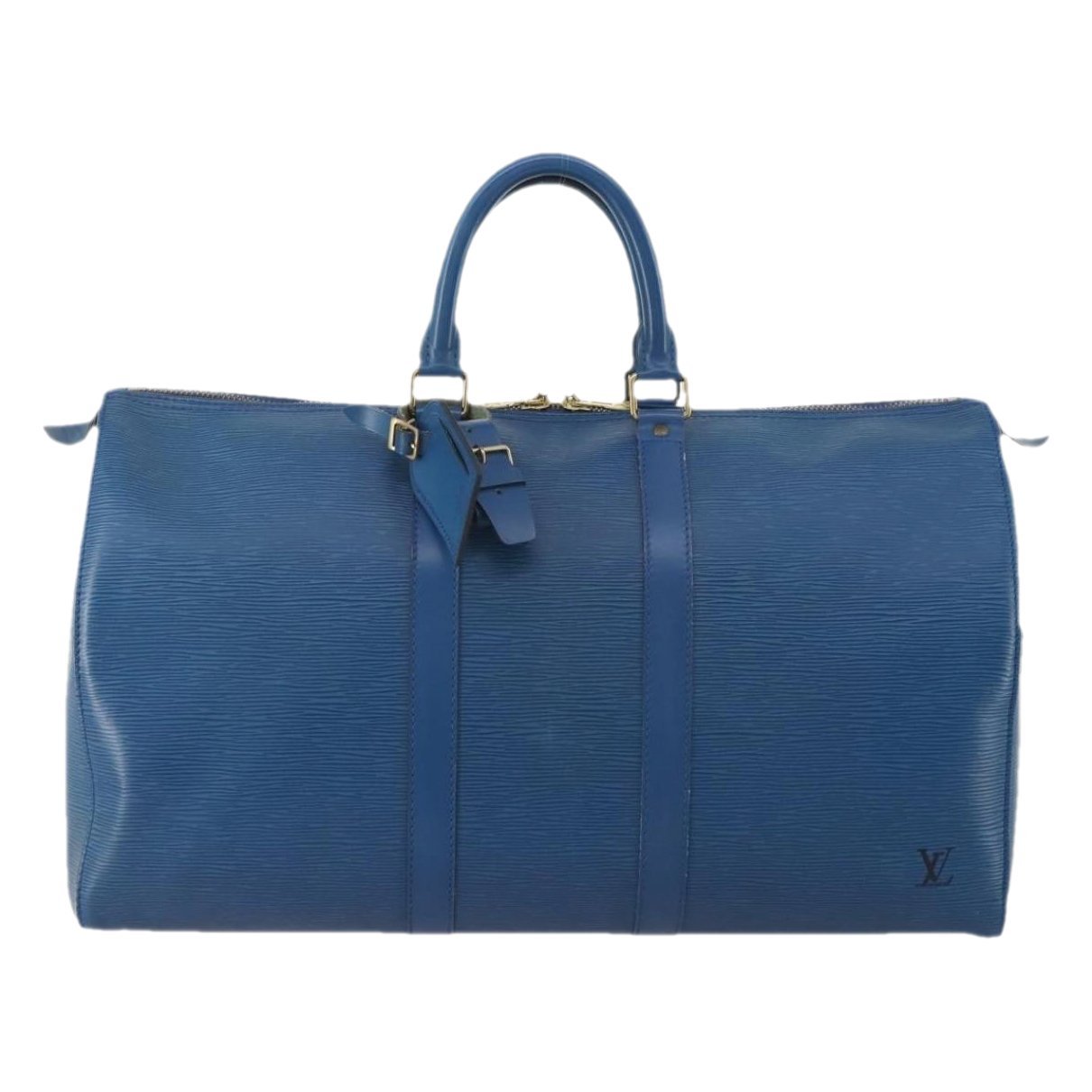 Keepall leather travel bag