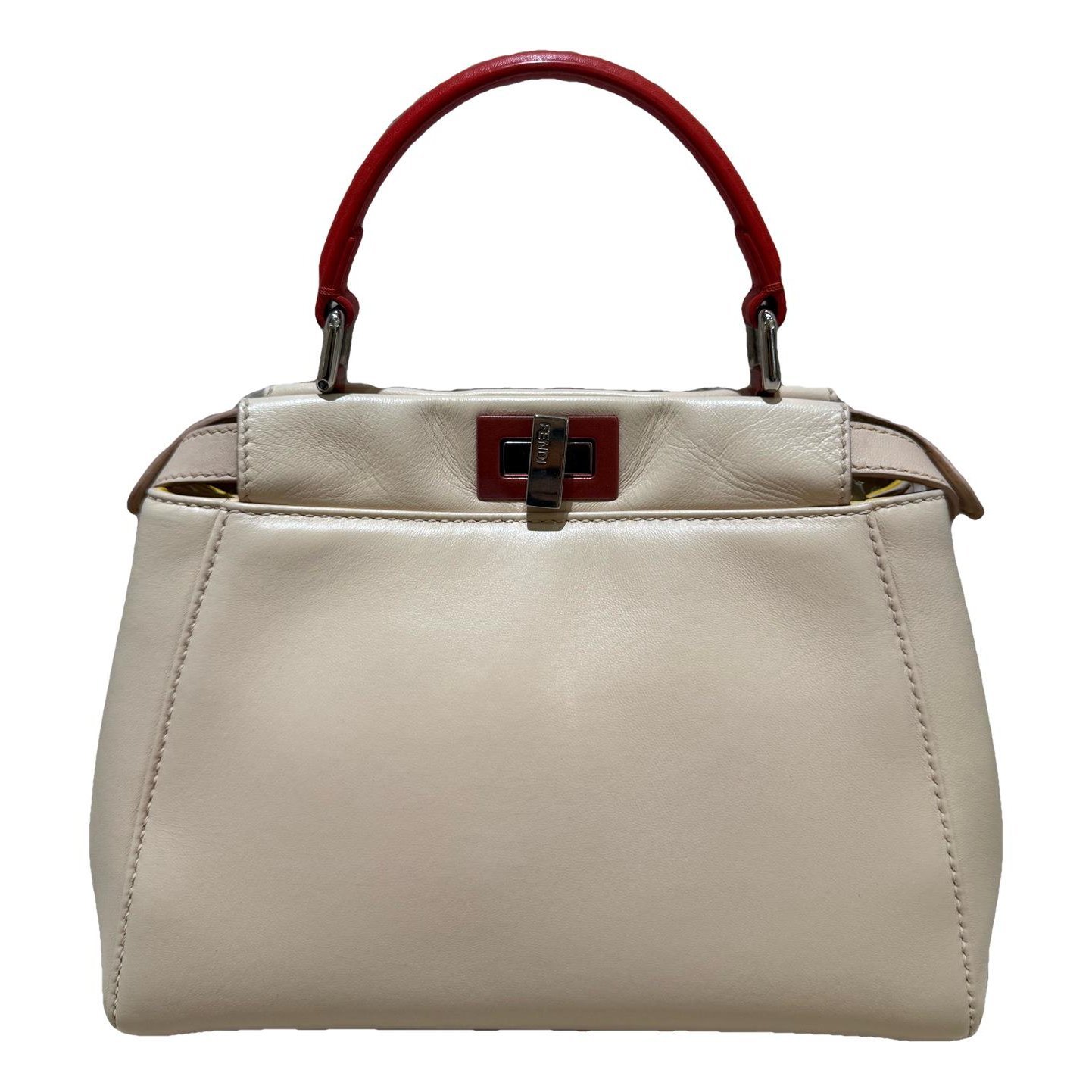 Peekaboo leather handbag