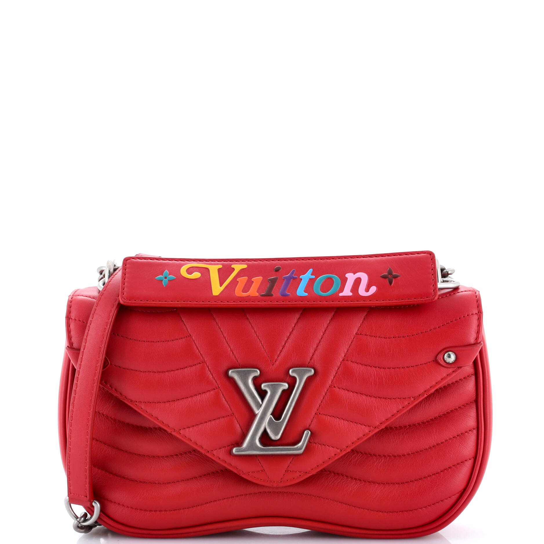 Louis Vuitton New Wave Chain Bag Quilted Leather MM