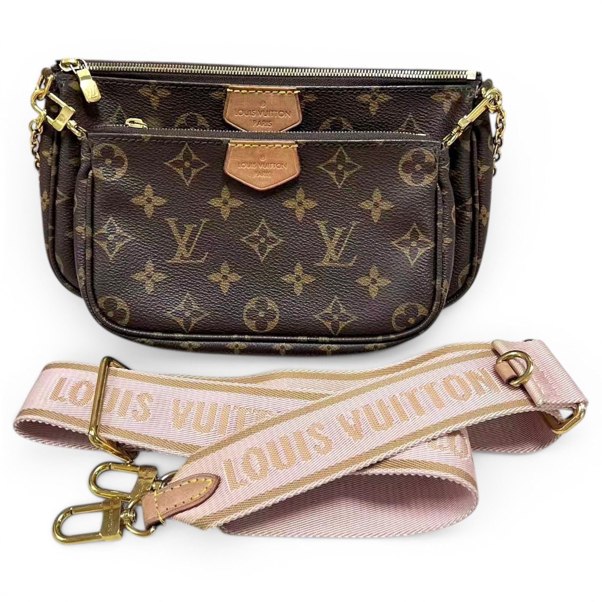 Multi Pochette Accessoires leather handbag