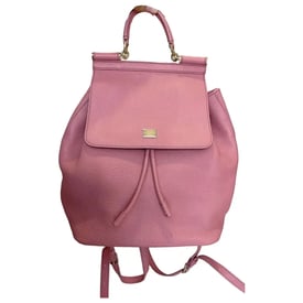 Dolce & Gabbana Sicily leather backpack