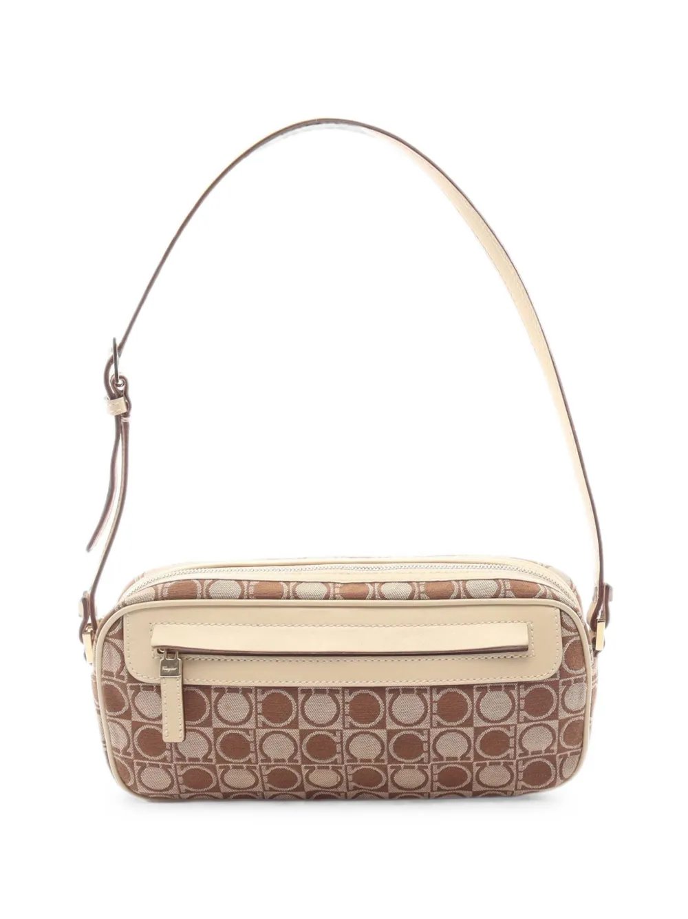 2000s Gancini canvas shoulder bag