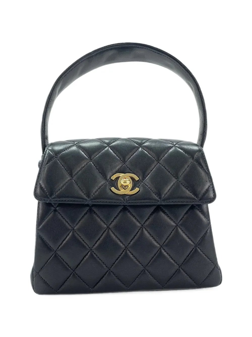 Matelassé CC turn-lock handbag