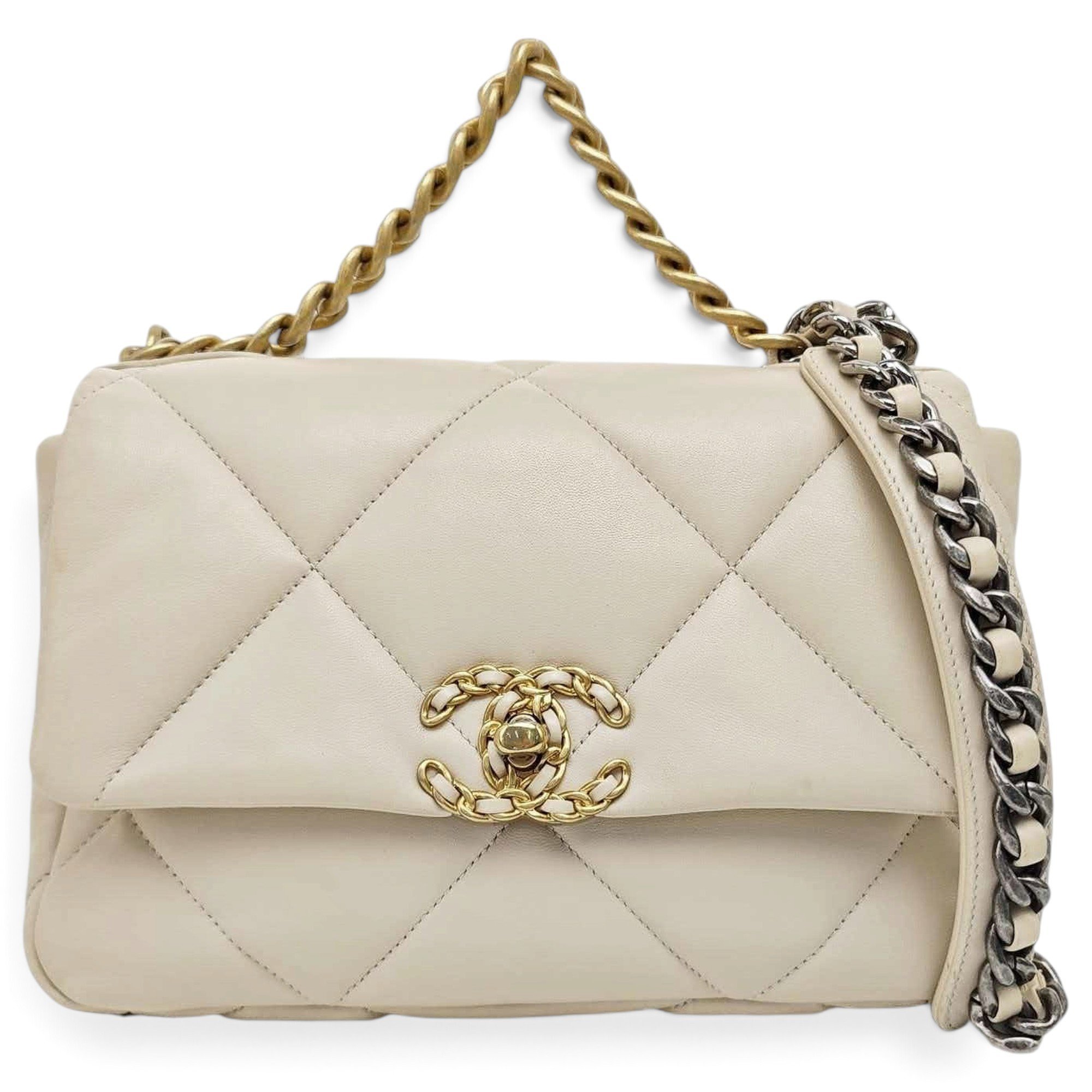 Chanel 19 leather handbag