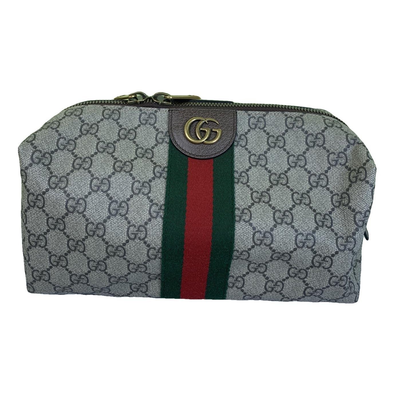 Ophidia leather clutch bag