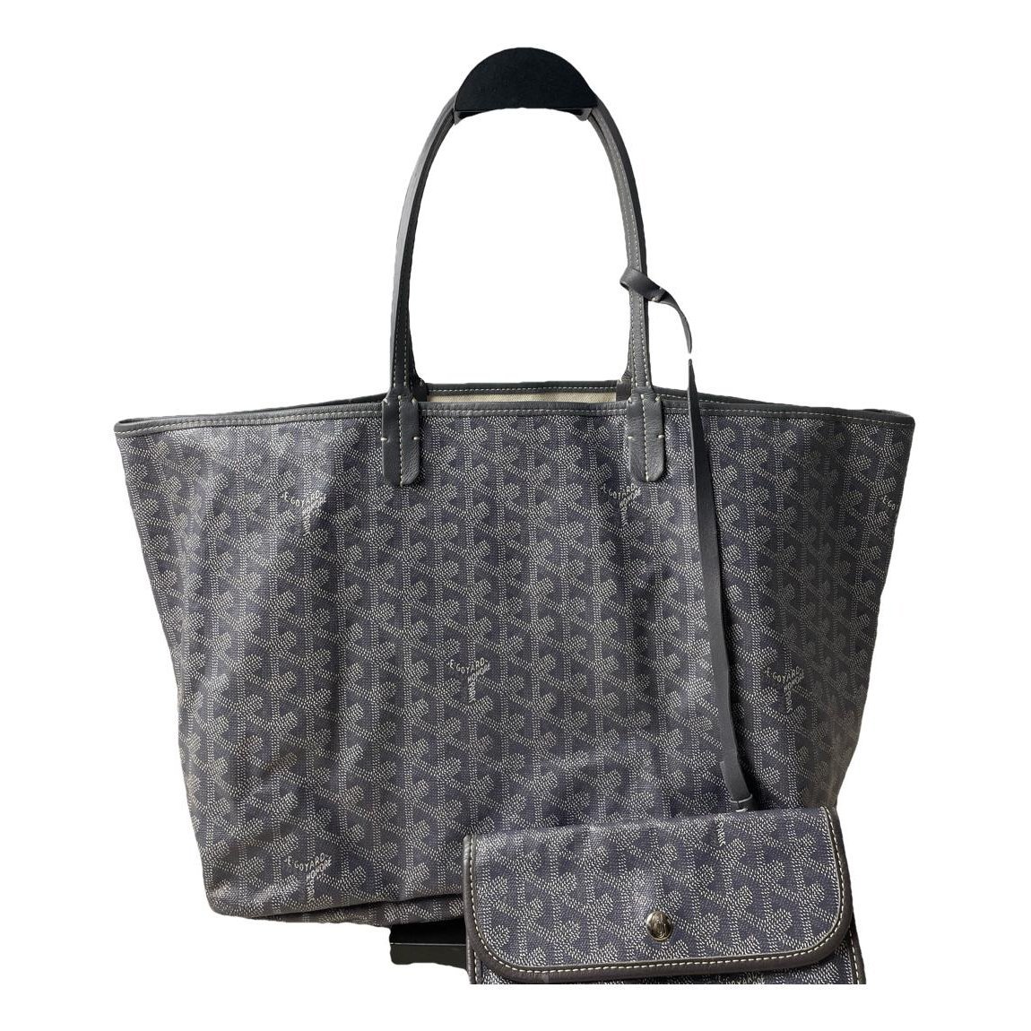 Goyard Saint-Louis leather tote