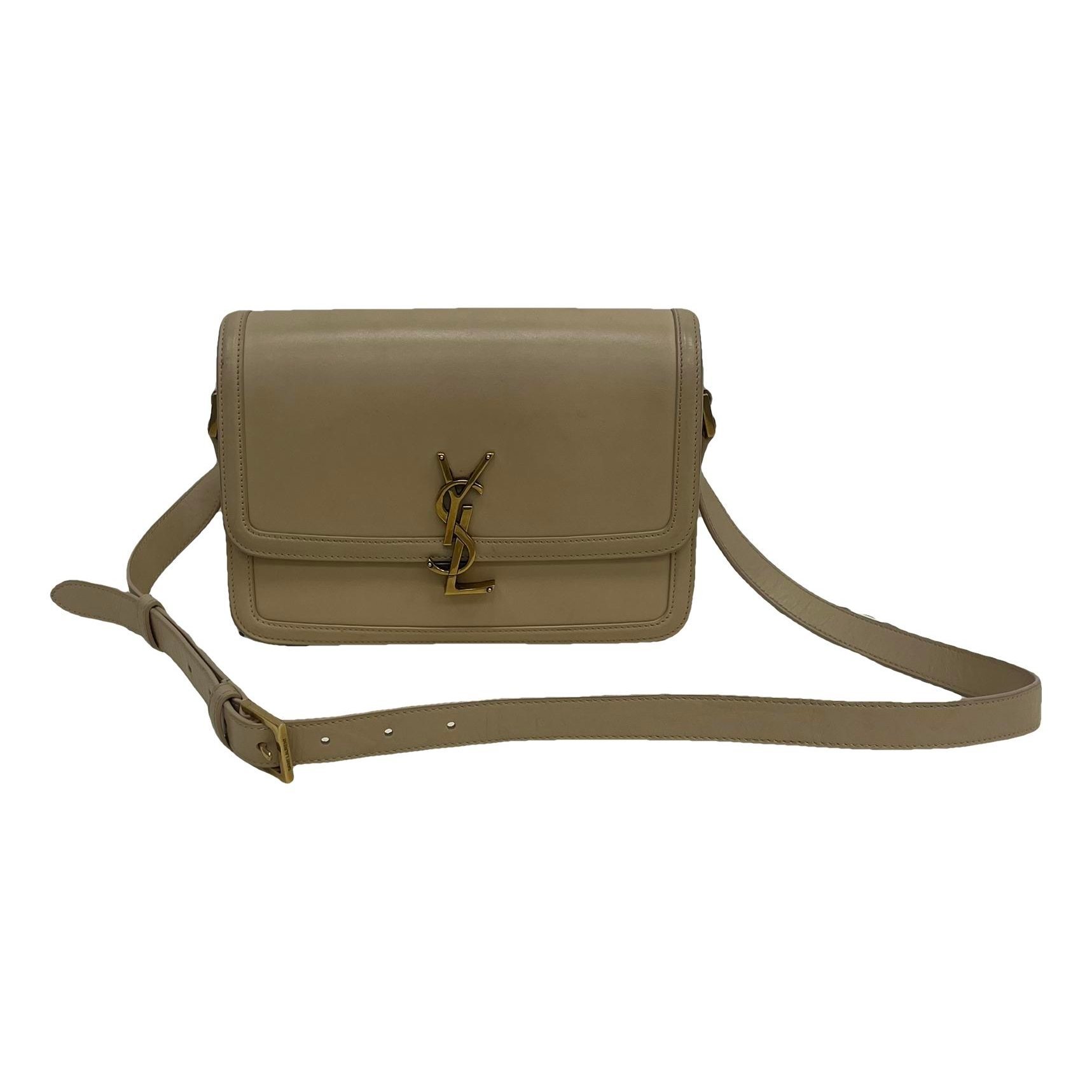 Solférino leather handbag