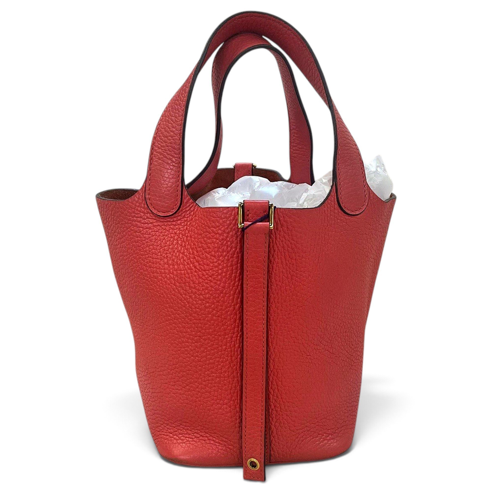 Picotin leather handbag