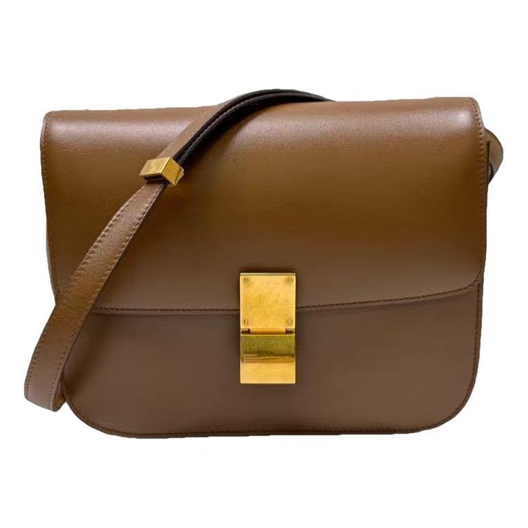 Classic leather handbag