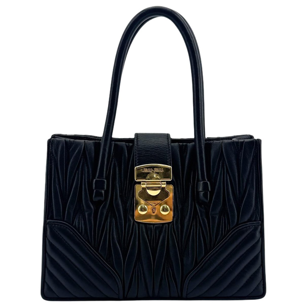 Miu Confidential leather crossbody bag