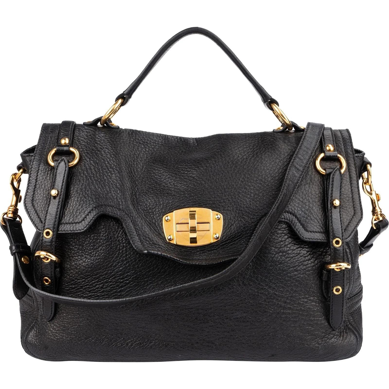Madras leather satchel