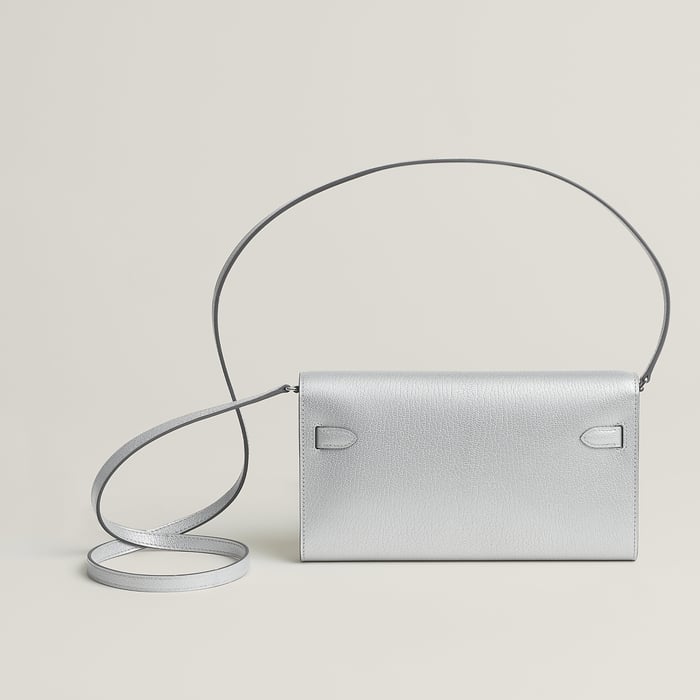 Silver Kelly Classique to Go Wallet