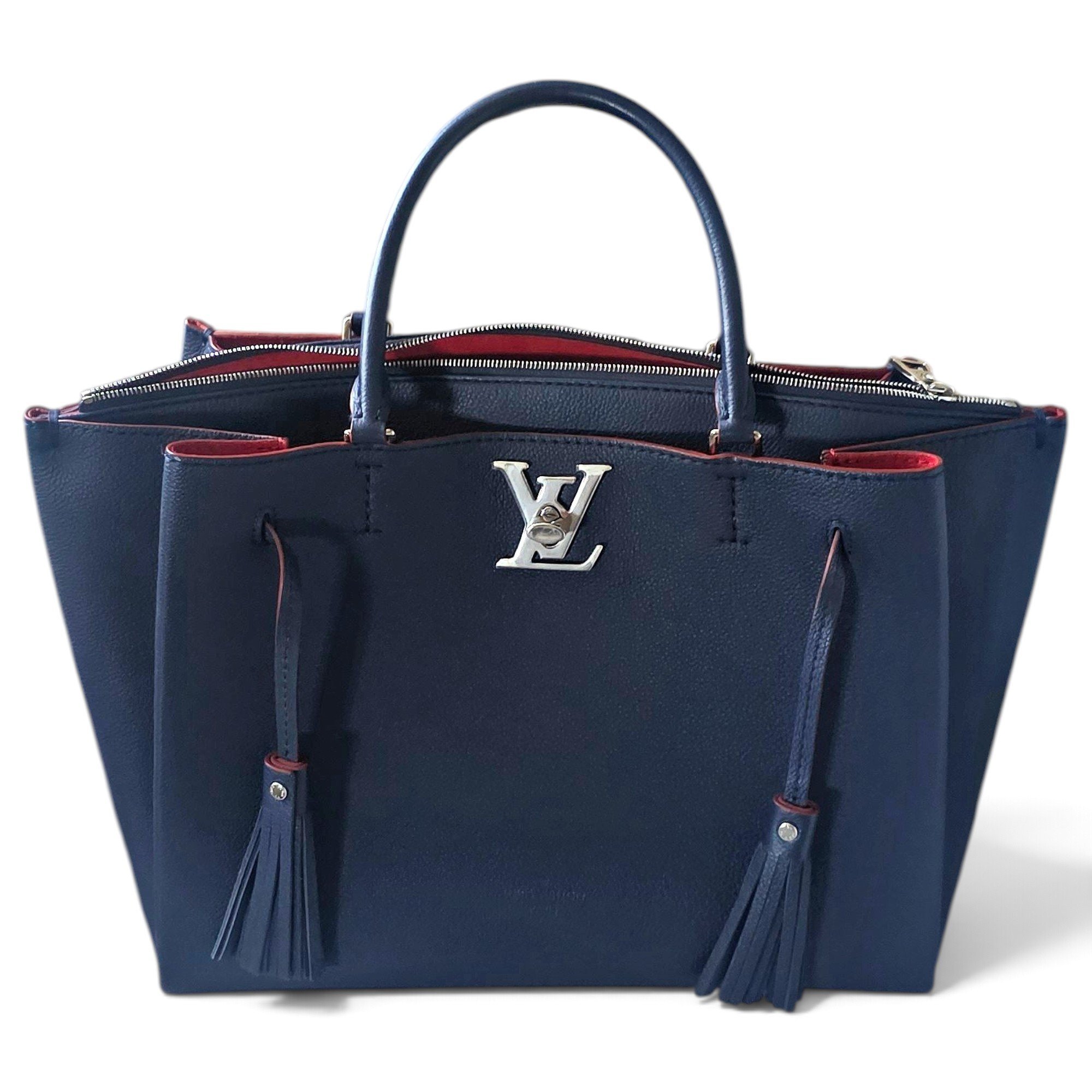 Lockmeto leather tote