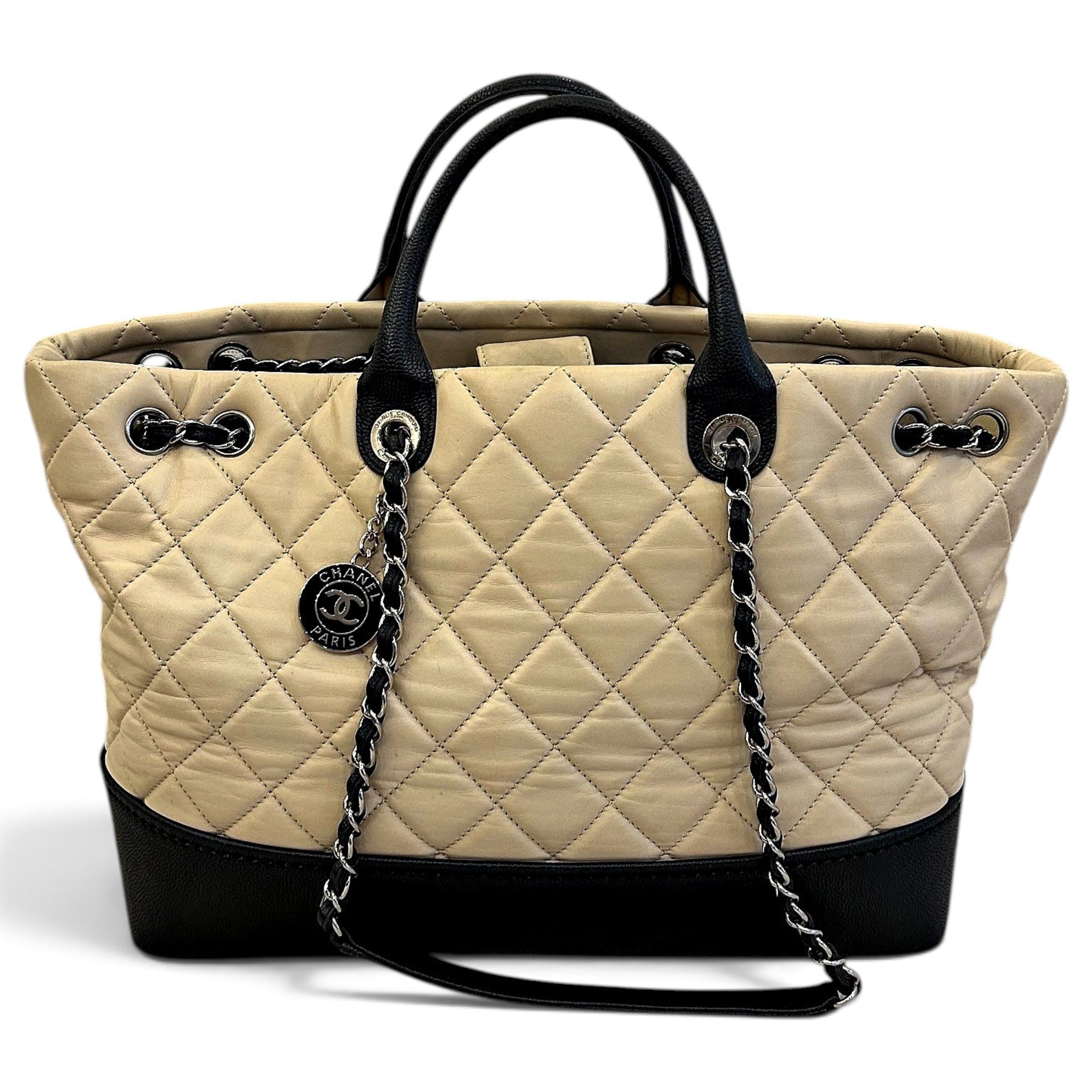 Leather tote
