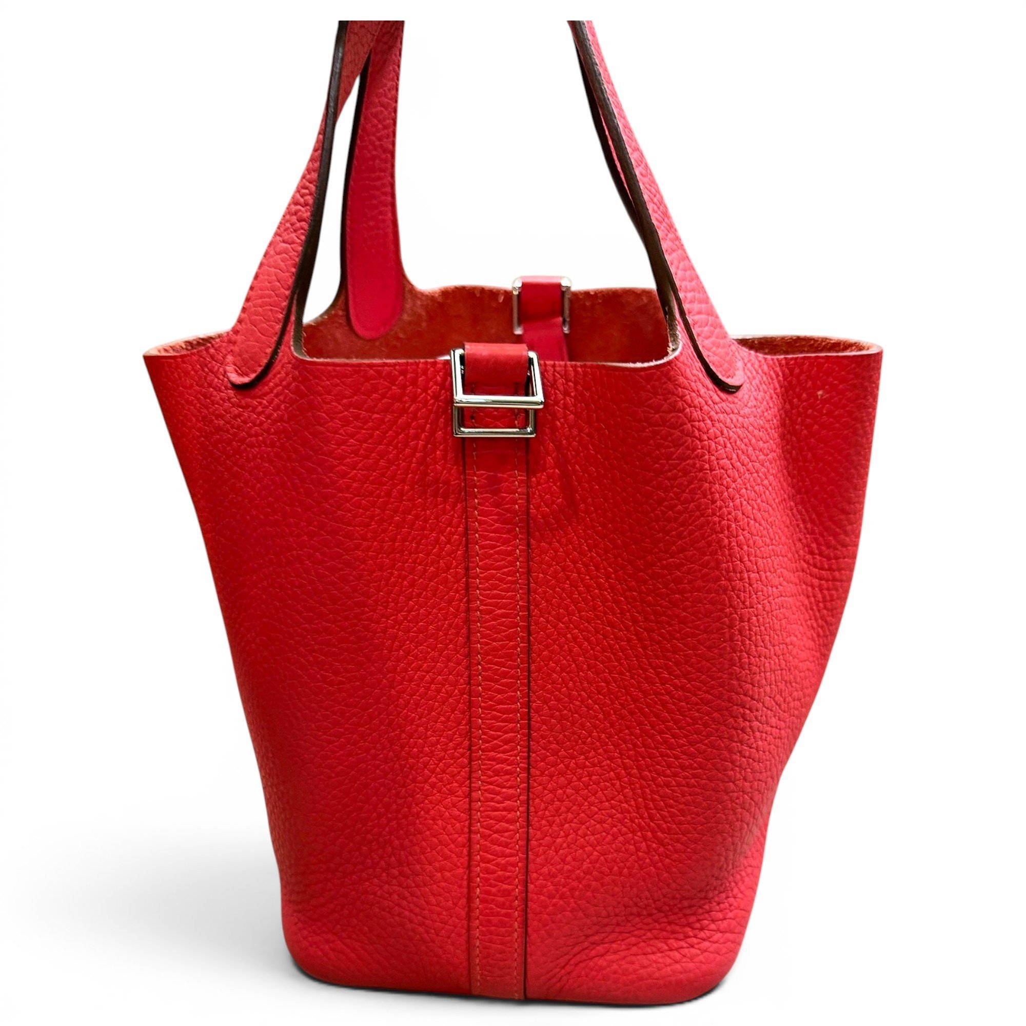 Picotin leather handbag