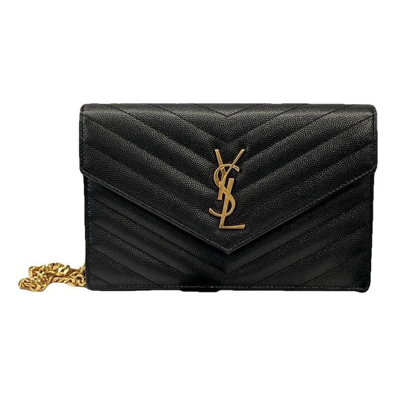 Portefeuille enveloppe leather crossbody bag