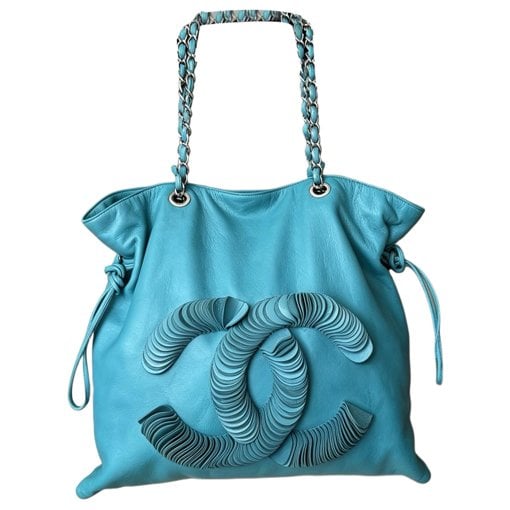 Leather clutch bag