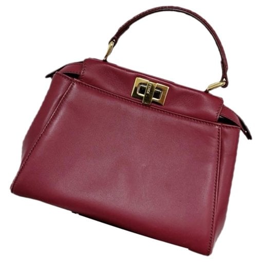 Peekaboo leather handbag