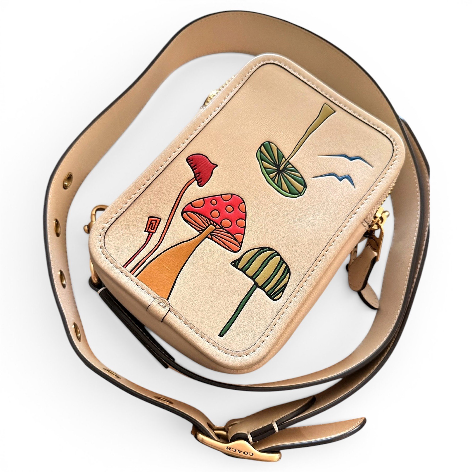 Leather crossbody bag