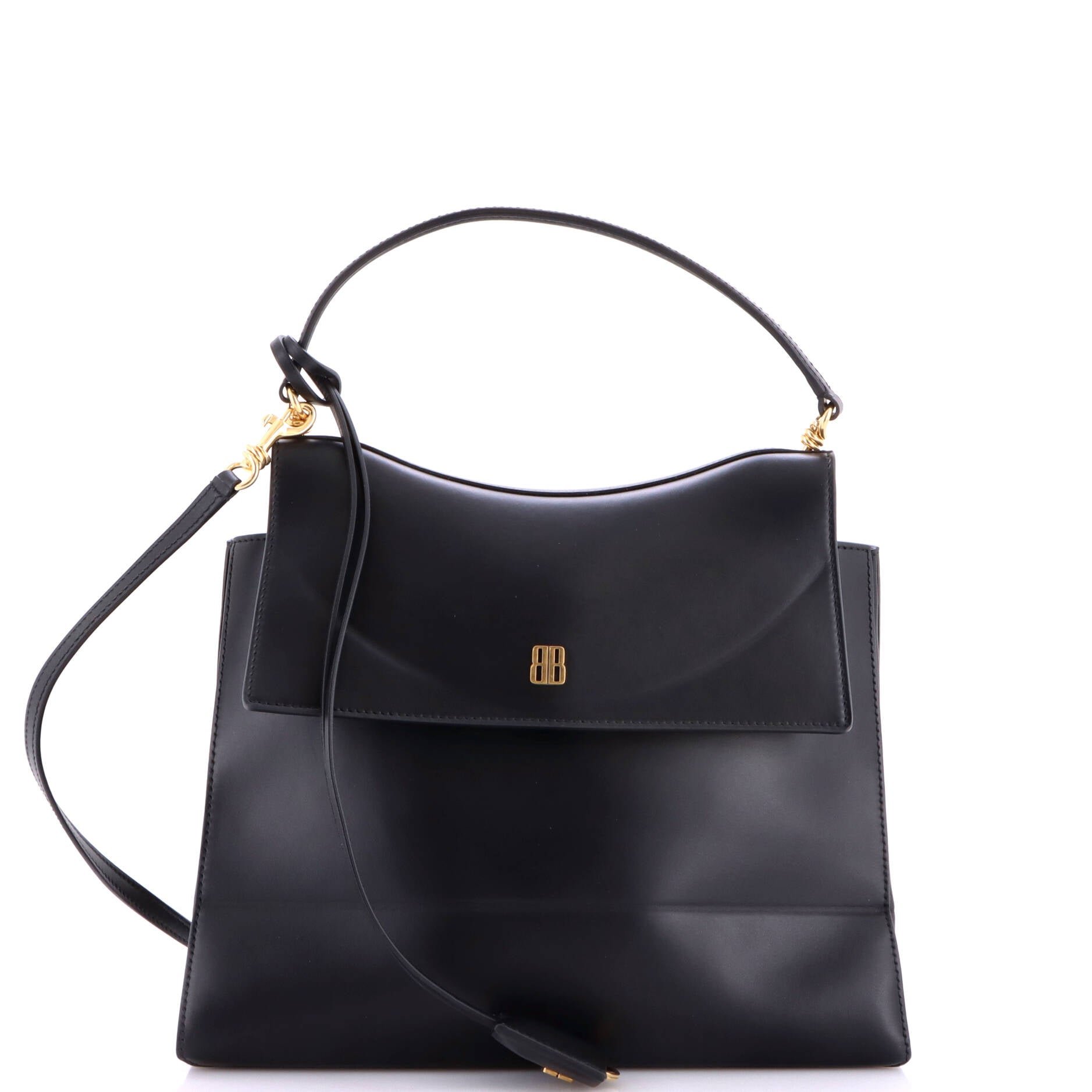 Nano Top Handle Bag Leather Medium