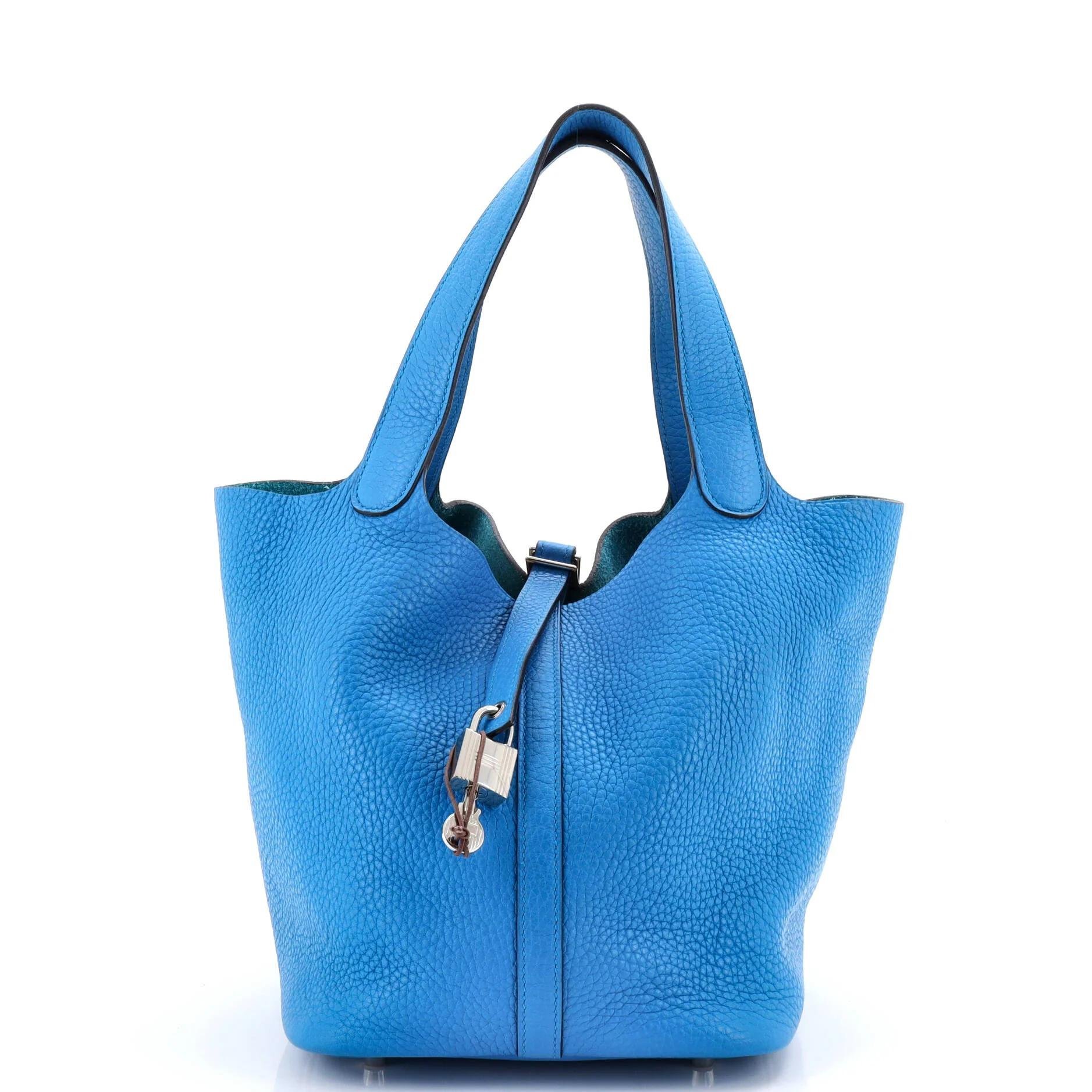 Picotin leather handbag