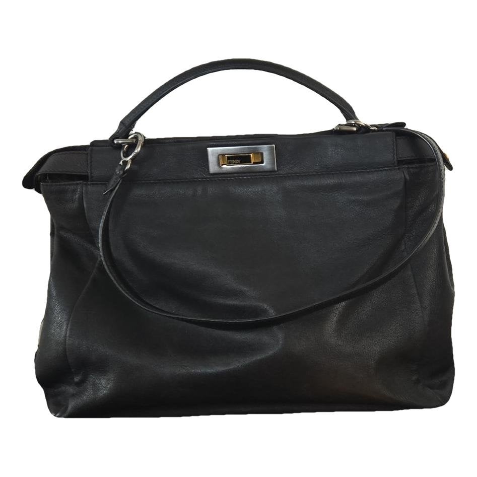 Peekaboo leather handbag