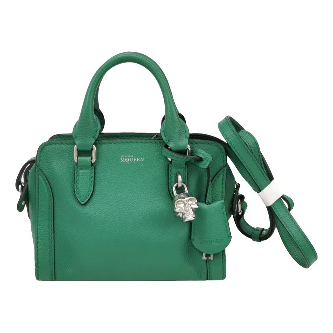 Zippé leather handbag