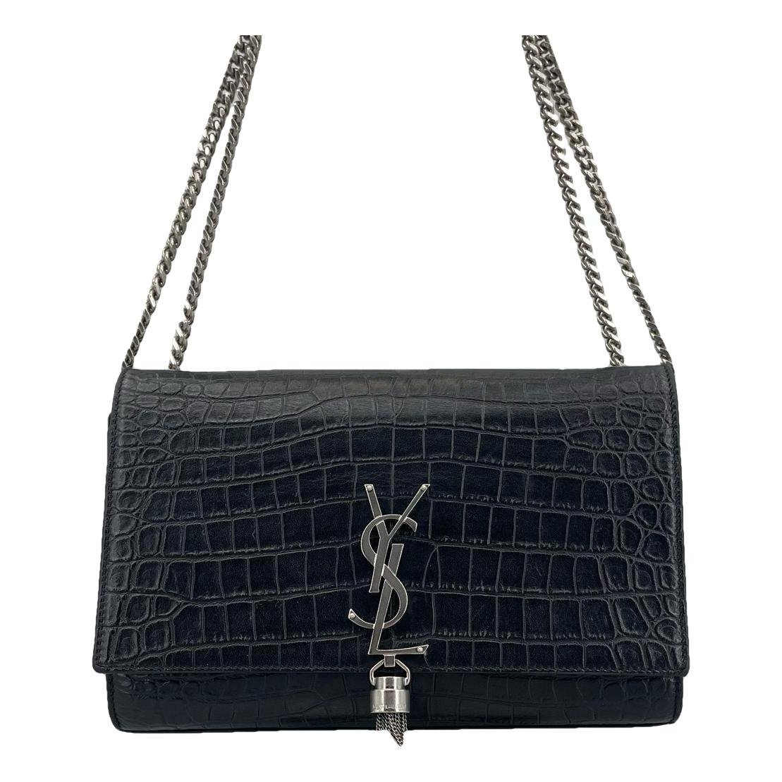Pompom Kate leather handbag