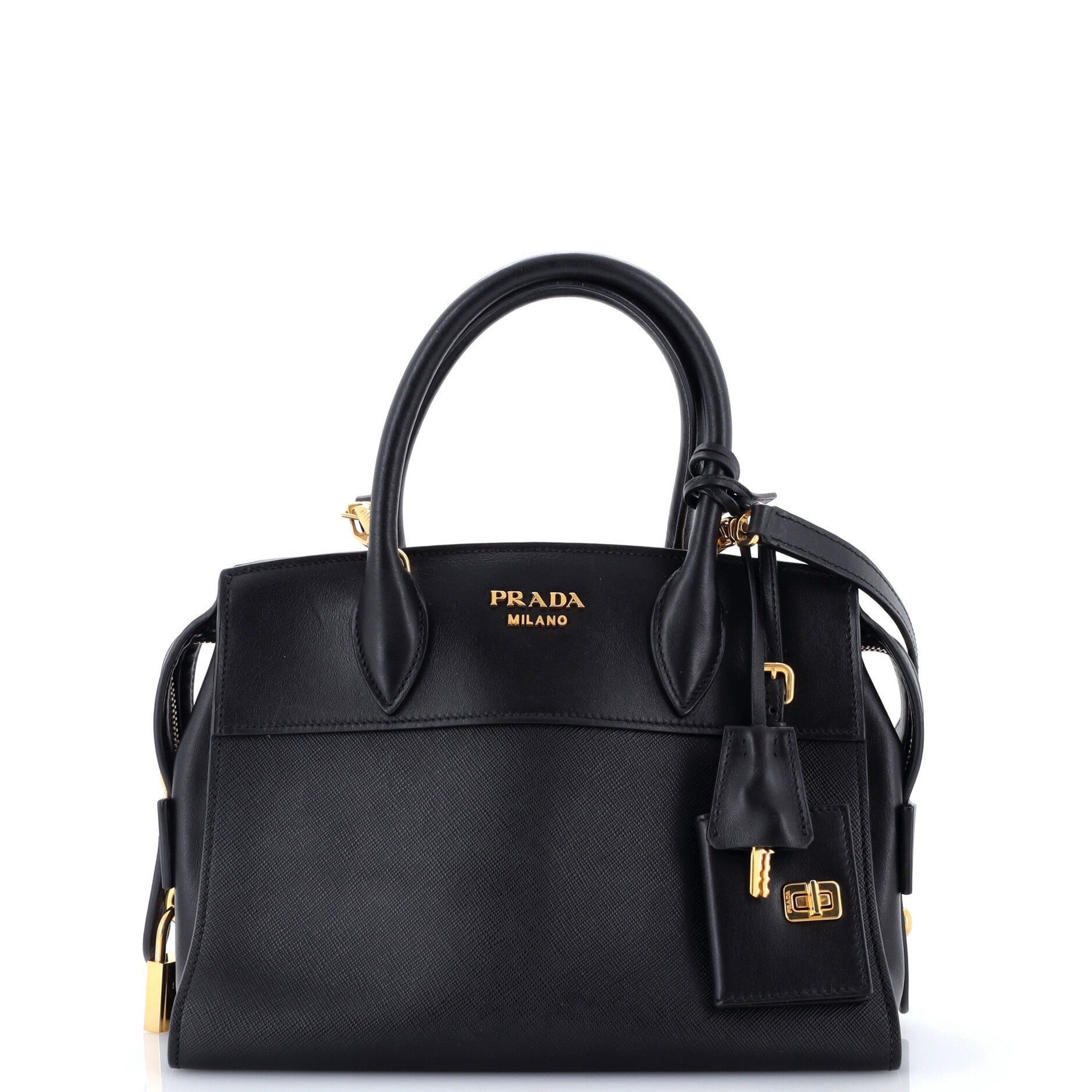 Esplanade Tote Saffiano with City Calf Small