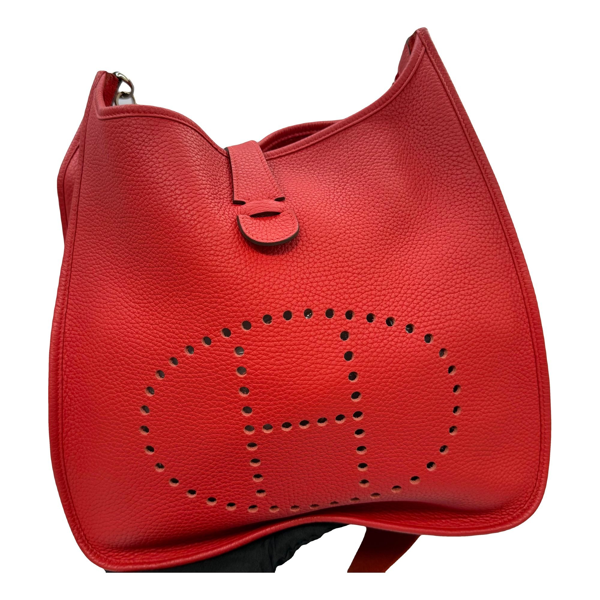 Hermes Evelyne leather handbag