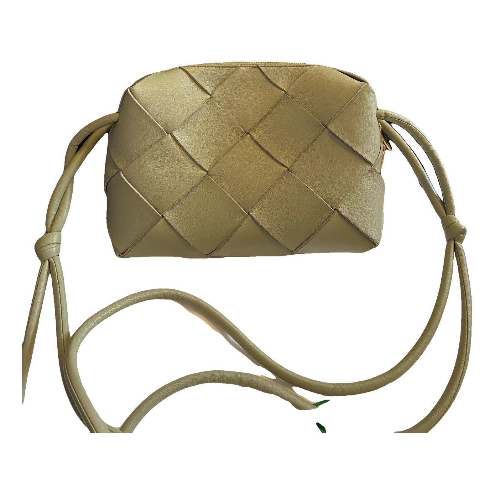 Loop leather handbag
