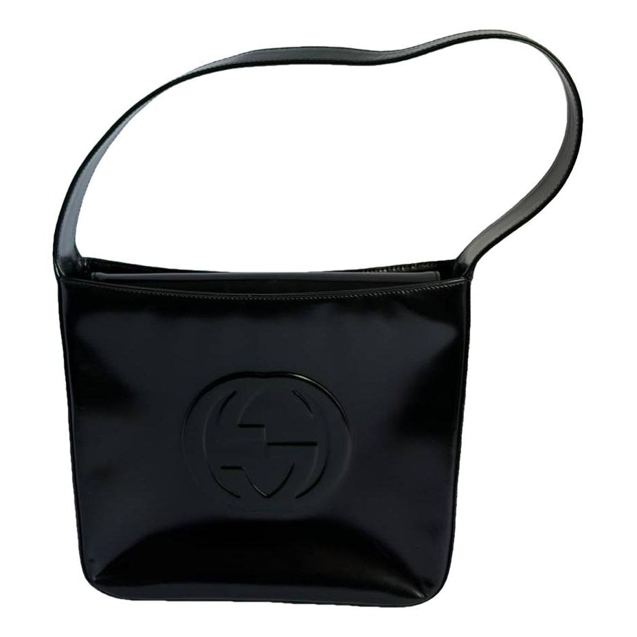 Patent leather handbag