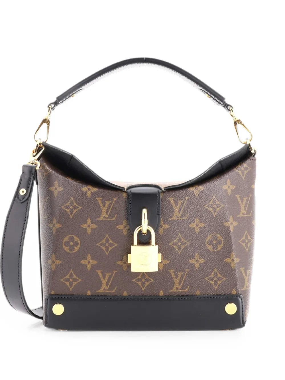 Bento Box Handbag Reverse Monogram Canvas EW shoulder bag