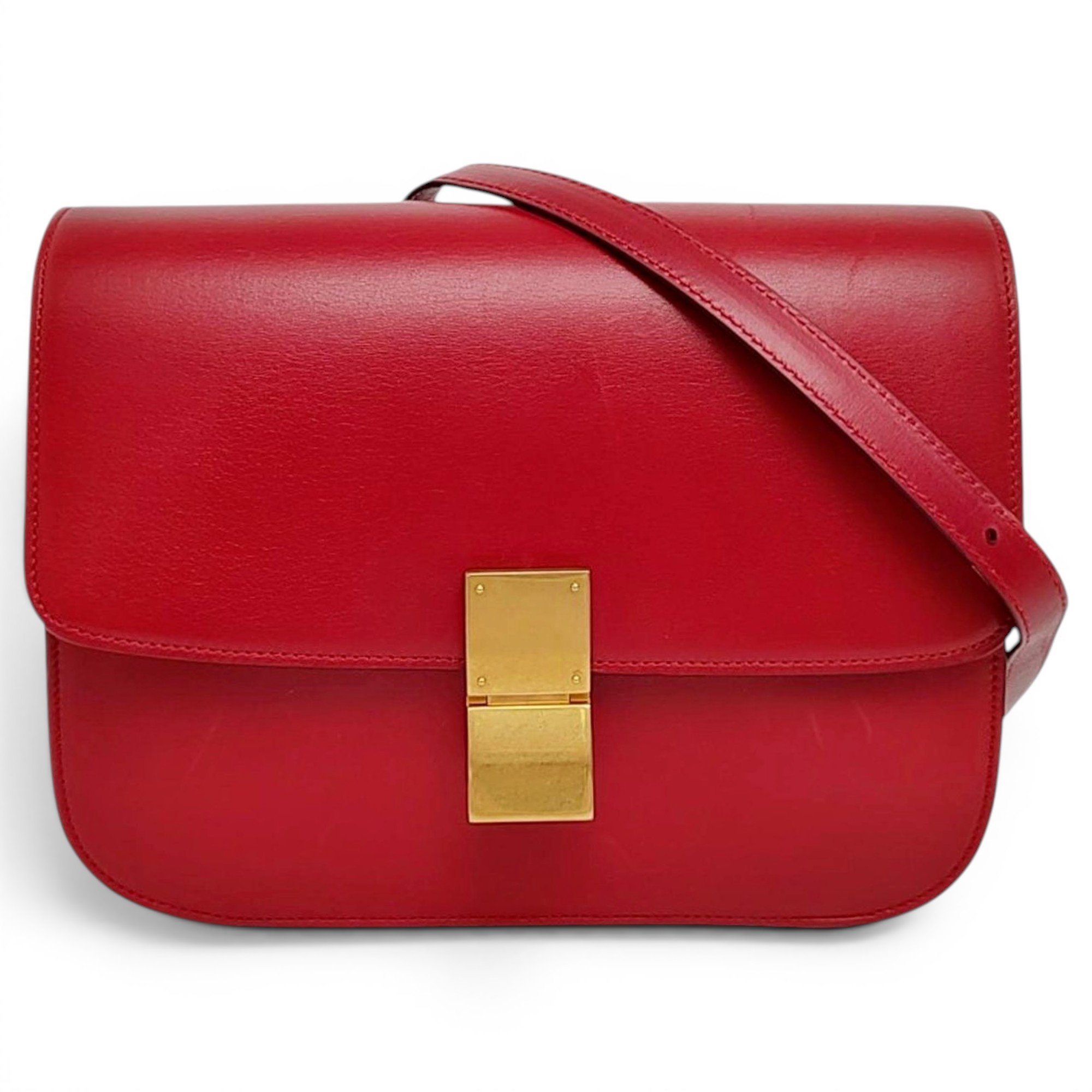 Classic leather handbag