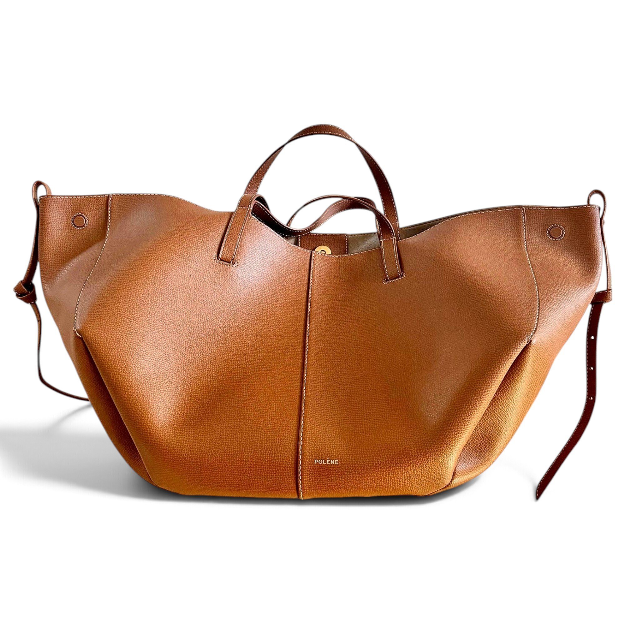 Leather tote