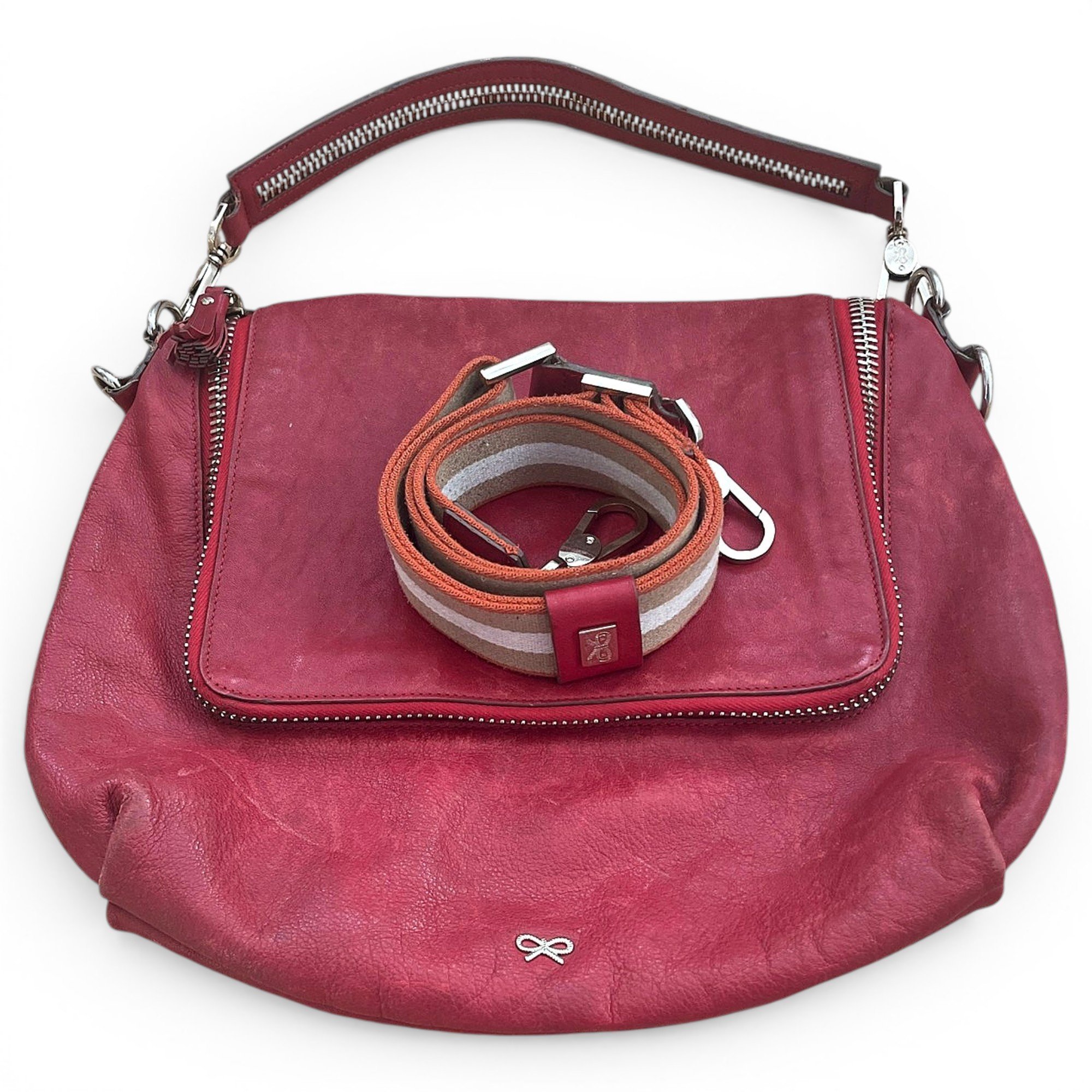 Maxi Zip leather handbag