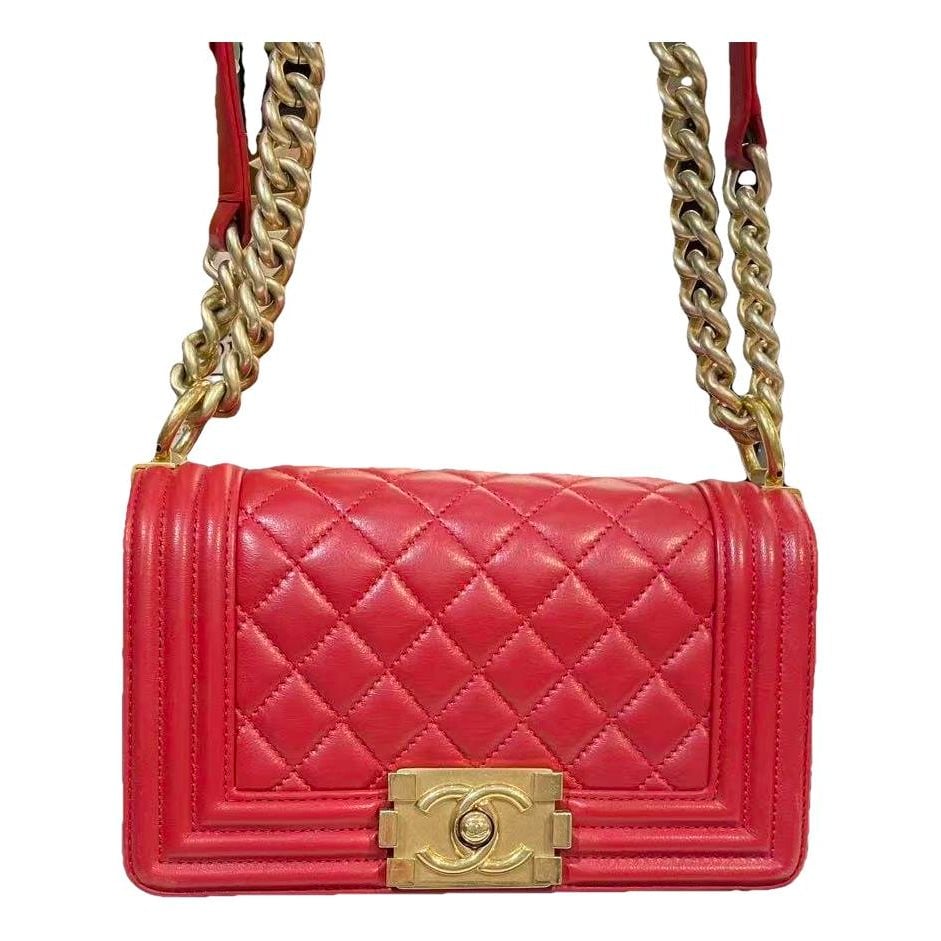 Boy leather crossbody bag