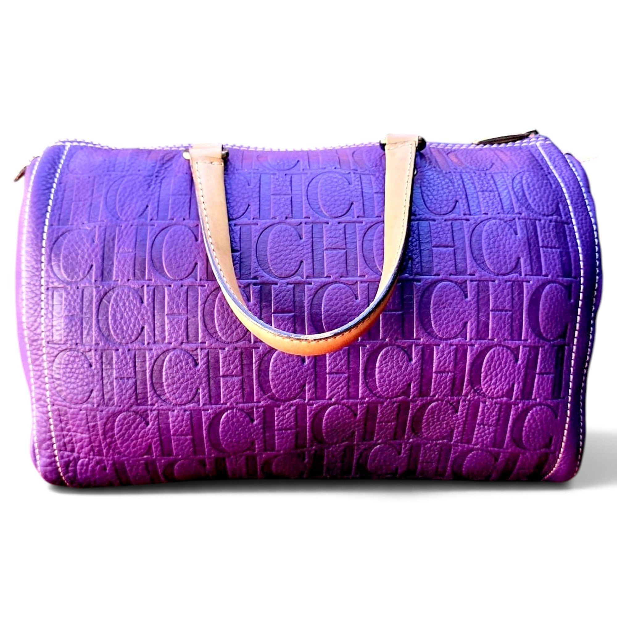 Leather bowling bag