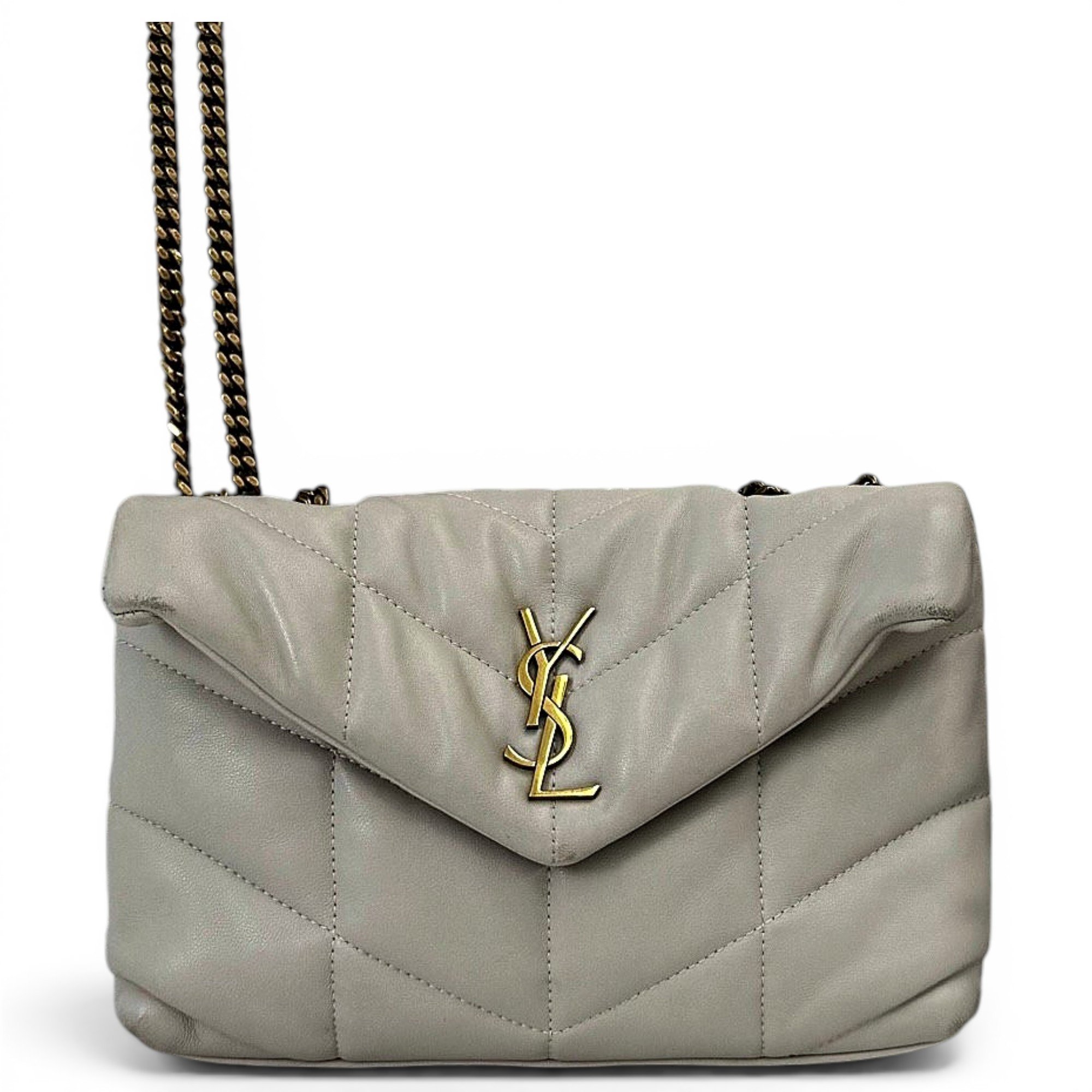 Loulou Puffer leather crossbody bag