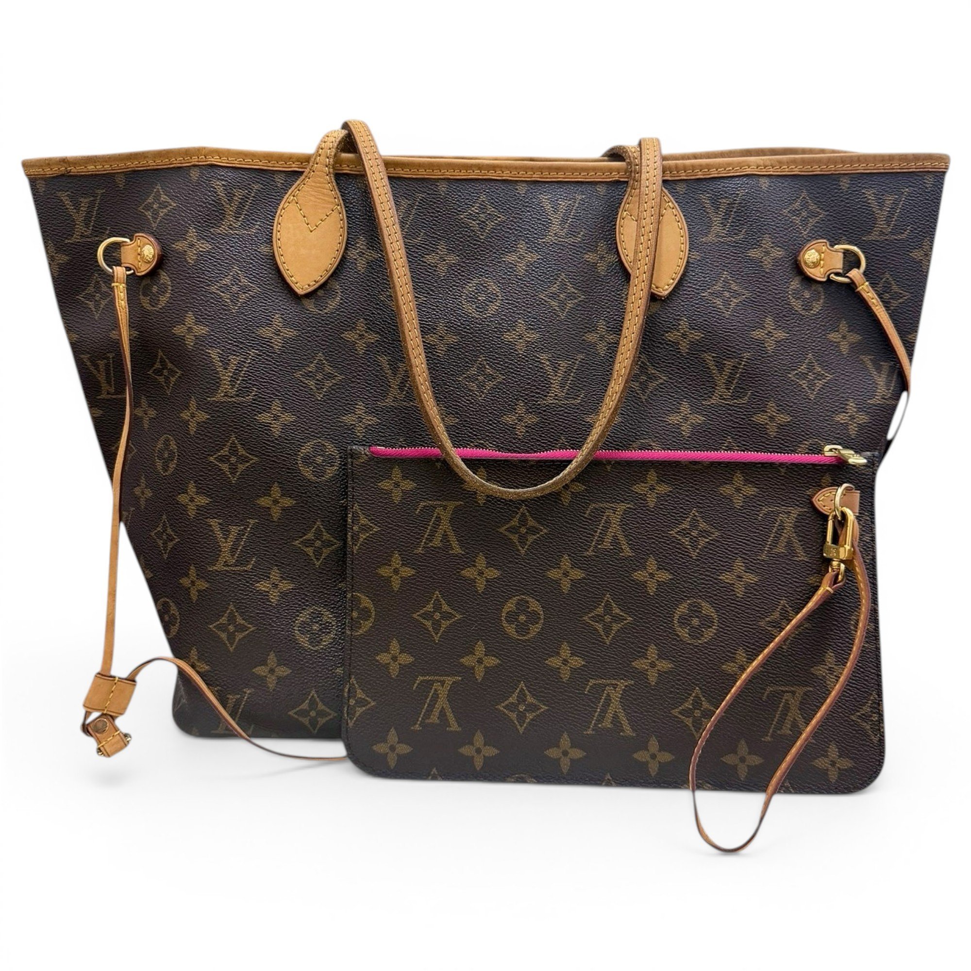 Neverfull leather tote