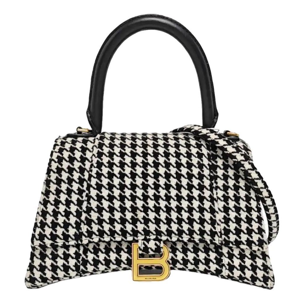 Hourglass cloth handbag