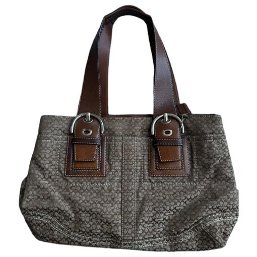 Leather tote