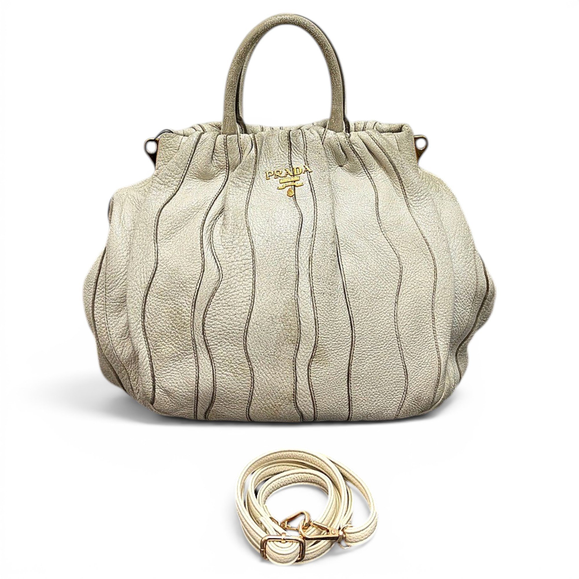 Leather handbag