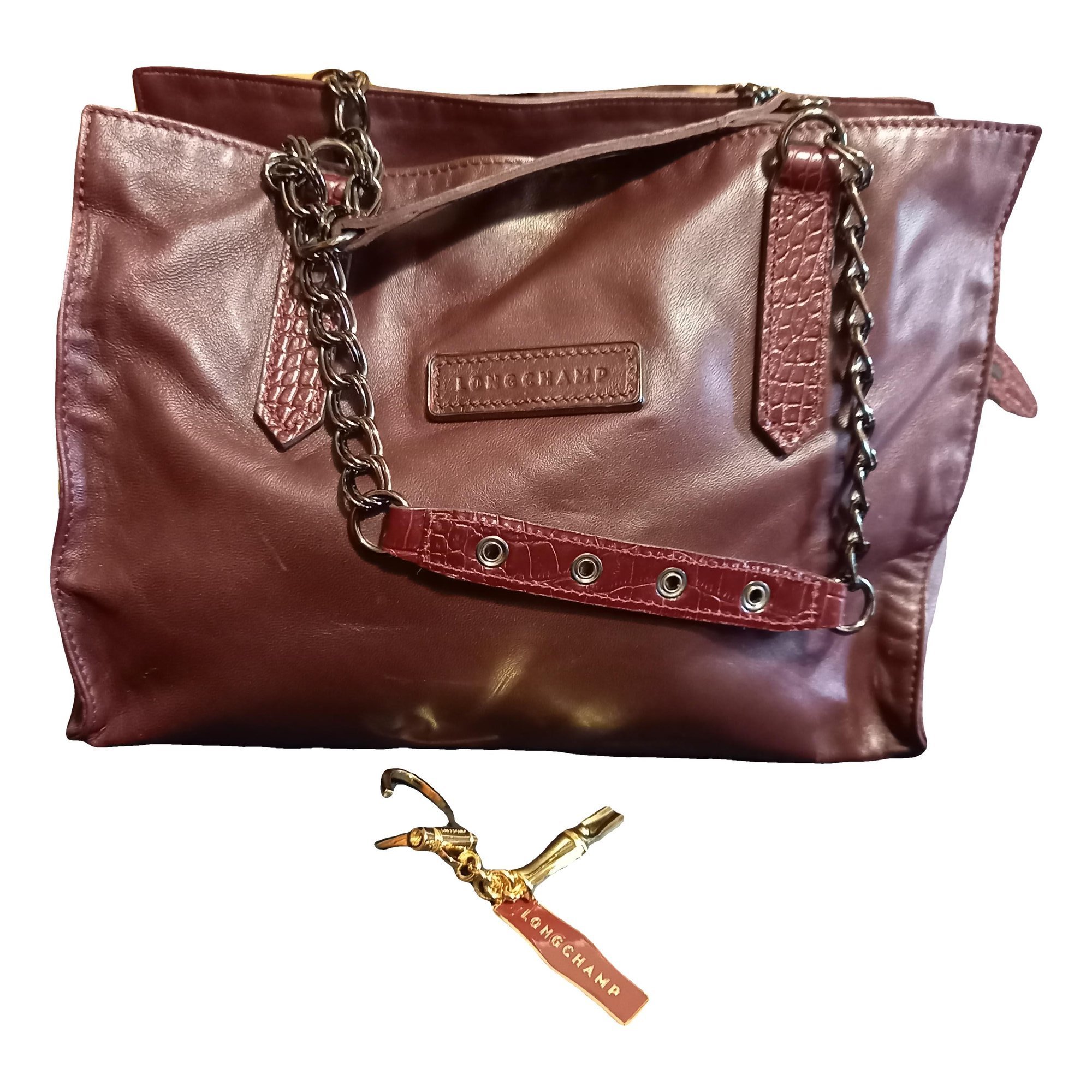 Leather handbag